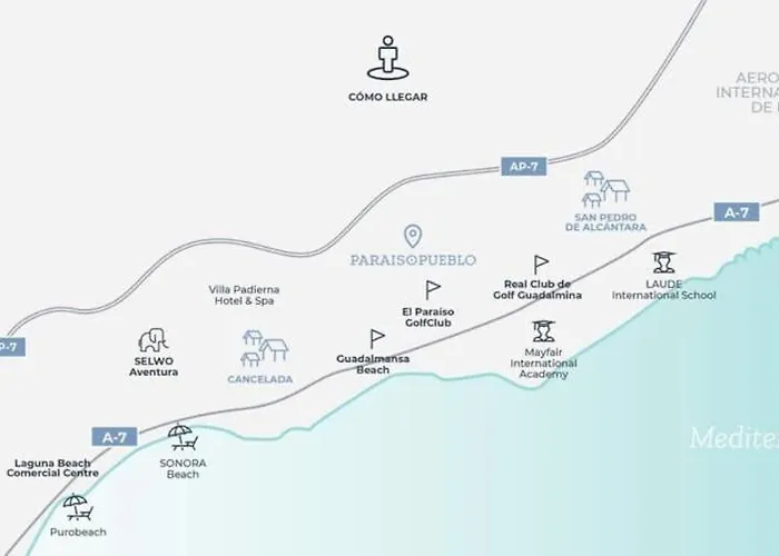 아파트 Hoyo19 2 Luxury Views Pools Parking Paddle Golf